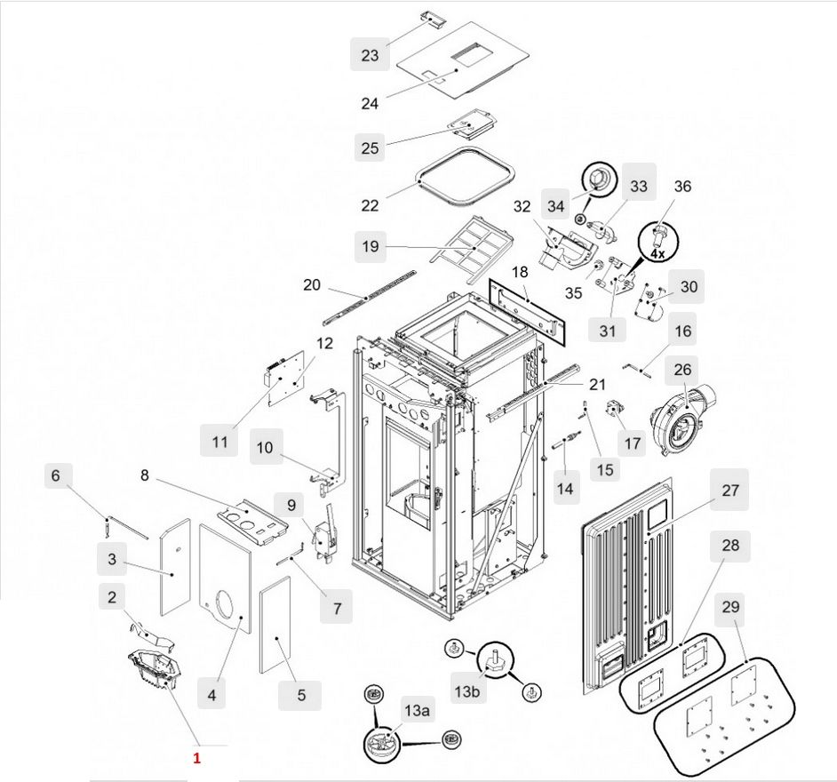 Haas-Sohn HSP 6 Premium 539.08 braciere