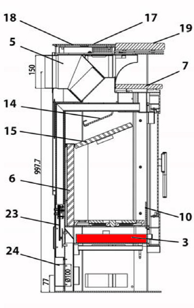 Haas+Sohn Nordal 249.17 bac à cendres