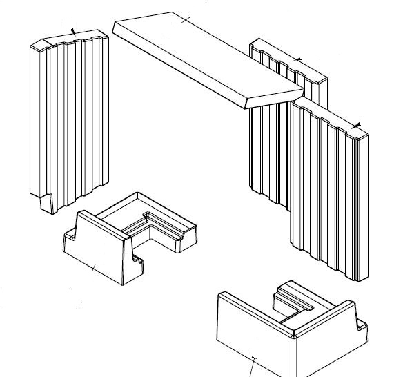 Spartherm Lungo 2R rivestimento focolare set