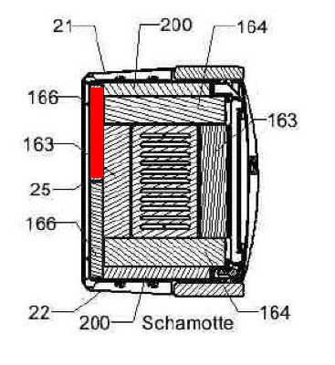 Haas-Sohn Aversa 307.15 pietra posteriore a destra
