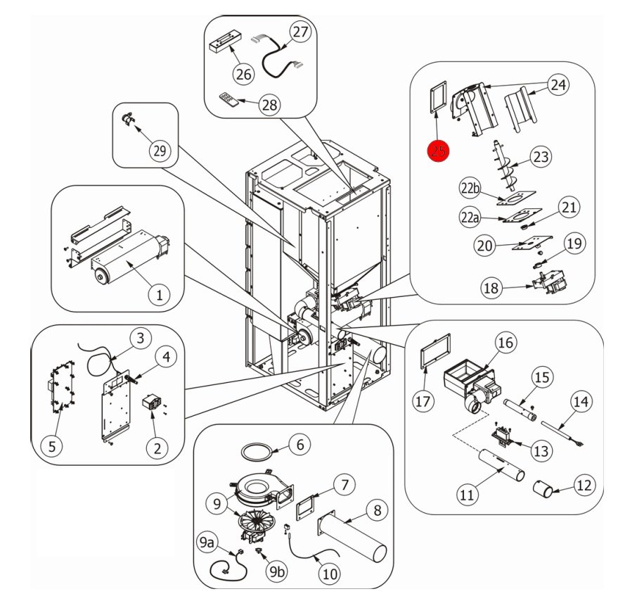 MCZ EGO-Air 1.0 guarnizione condotto