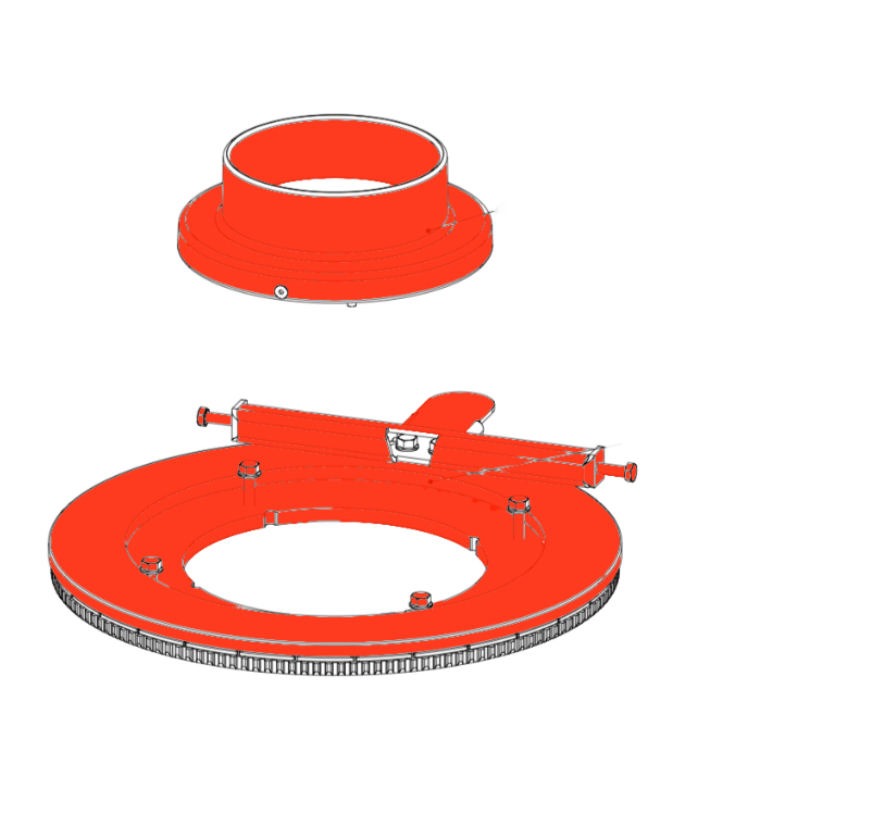 Austroflamm Flok 2.0 piatto girevole set