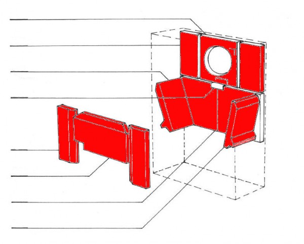 Thorma Brilon rivestimento focolare