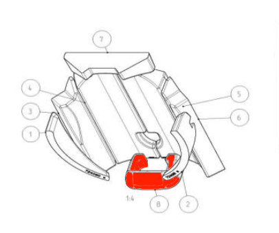 Austroflamm Clou compact Pellet pietra per fondo