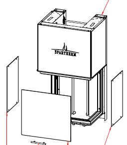 Spartherm Premium A-3RL-60h vetro a destra