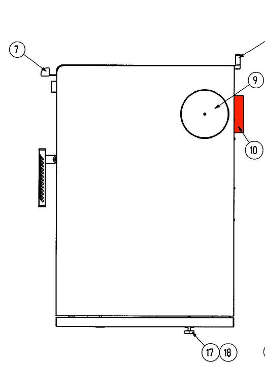 Wamsler W1-50 adattatore fumi di scarico