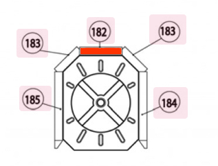 Haas-Sohn Isola 212.17 pietra posteriore