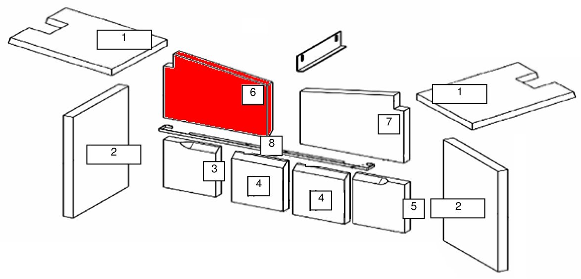 Wamsler Vision deflettore di tiraggio a sinistra in alto