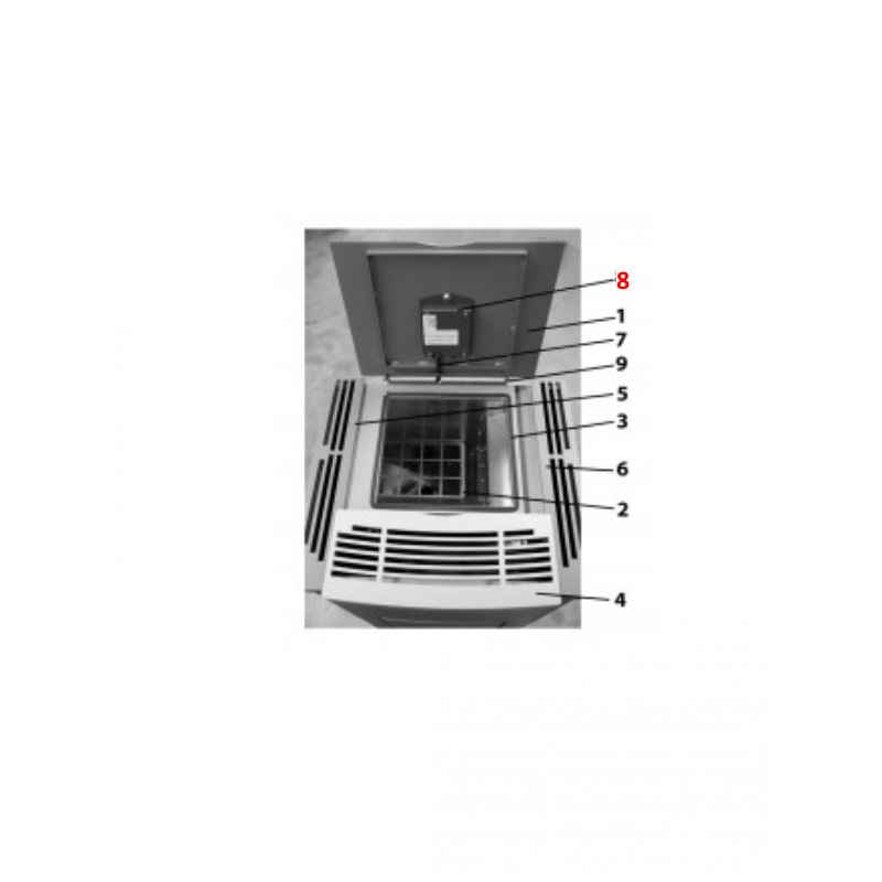 Haas-Sohn Pelletto RLU 418.08 pannello comandi
