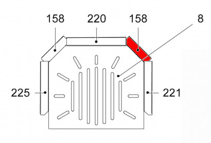 Haas-Sohn Nordal II 249.17 pietra laterale posteriore a destra