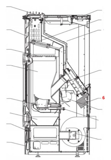 Haas-Sohn Eco-Pellet 302.08 motore coclea