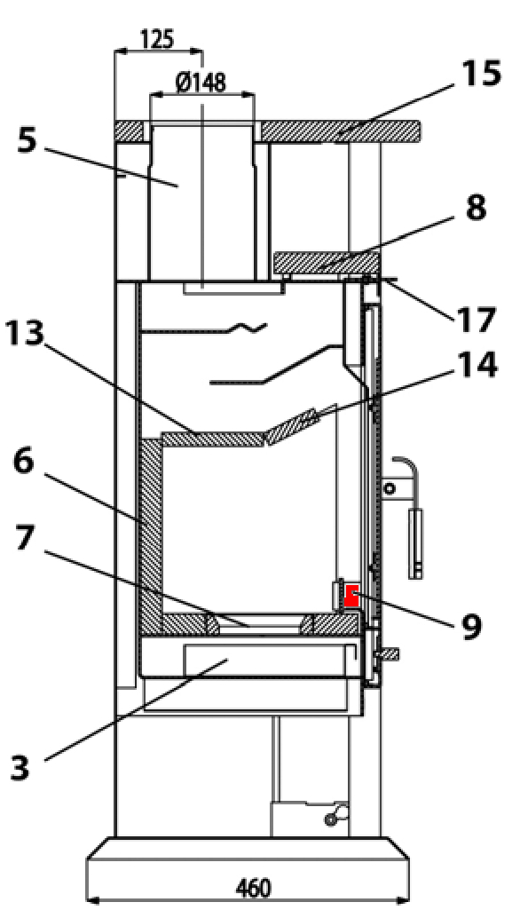 Haas-Sohn Vercellio 275.15 ferma legna