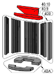 Oranier Polar 4 deflettore di tiraggio set C